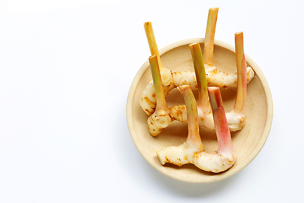 포토 JPG 해외이미지 줄기 실내 사람없음 흰배경 담기 생강 나무그릇 해외포토 식물 그릇 백그라운드 채소 모션 내부 목재 흰색 파일형식 이미지허브