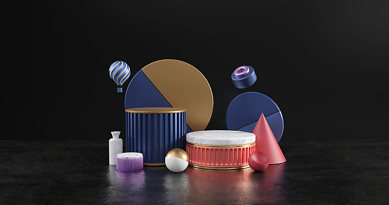 JPG 해외이미지 백그라운드 사람없음 3D 받침대 풍선 해외포토 포토 디지털합성 파일형식 이미지허브