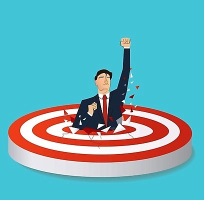 EPS 해외이미지 디자인 벽 스포츠 백그라운드 컨셉 일러스트 비즈니스 유리 성공 화살 아이디어 빨간색 힘 도전 게임 흰색 비즈니스맨 원형 센터 플랫 목표 결심 심볼 양궁 조준 혁명 고립 골 단절 무료 투쟁 힘찬 해외일러스트 도형 남자 컬러 재질 놀이 직장인 파일형식 벡터 이미지허브