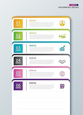 EPS 해외이미지 디자인 일러스트 비즈니스 사람없음 세트 인포그래픽 정보 엘리먼트 타임라인 해외일러스트 파일형식 벡터 이미지허브