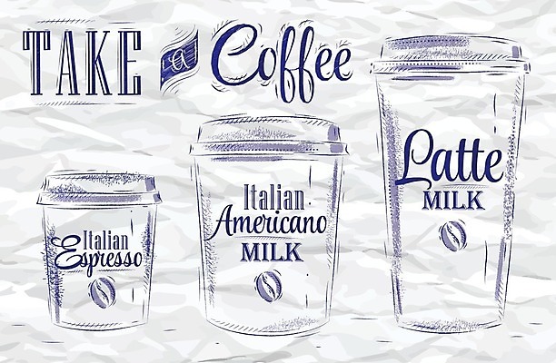EPS 해외이미지 디자인 종이 커피 음료 음식 백그라운드 일러스트 비즈니스 잉크 컵 파란색 세트 라벨 검은색 이탈리아 공백 카페 우유 수확 뚜껑 흰색 액체 휴대용 일회용 컨테이너 플라스틱 스케치 그림 복고 배지 에스프레소 라떼 엘리먼트 해외일러스트 식기 유럽 산업 컬러 농업 재질 유제품 프레임 미술 상점 오브젝트 파일형식 벡터 이미지허브