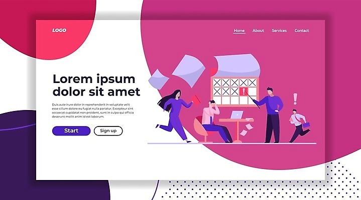 EPS 해외이미지 전신 여자 남자 분홍색 일러스트 앉기 여러명 성인 달리기 달력 가리킴 비즈니스맨 비즈니스우먼 느낌표 바쁨 마감 성인만 해외일러스트 기호 컬러 다수 비즈니스 모션 사람 손짓 직장인 파일형식 벡터 이미지허브