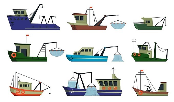 EPS 해외이미지 전통 산업 음식 바다 여행 백그라운드 컨셉 일러스트 교통시설 자연 항해 어류 어업 물 세트 항구 장비 흰색 잡기 그물 어선 보트 플랫 수집 해산물 오브젝트 기중기 함선 상업 낚시꾼 어장 고립 리프팅 민물 해외일러스트 자연요소 컬러 교통 모션 수중동물 배 중장비 시설 생태계 선박 파일형식 벡터 이미지허브