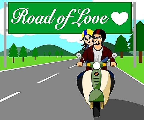 EPS 해외이미지 라이프스타일 커플 여자 남자 행복 도로 여행 결혼 백그라운드 2 일러스트 하늘 휴가 함께함 사랑 미소 사람 풍경 야외 여름 자전거 신혼여행 스쿠터 오토바이 수확 하트 승차 사인 복고 라이더 해외일러스트 모양 계절 감정 길 컨셉 농업 관계 교통시설 모션 표정 이벤트 생활 바이크 파일형식 벡터 이미지허브