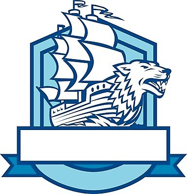 EPS 해외이미지 일러스트 항해 그래픽 활 복고 돛대 커터 해외일러스트 배_교통 파일형식 벡터 이미지허브