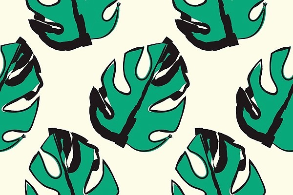 EPS 해외이미지 백그라운드 잎 패턴 일러스트 여름 직물 해외일러스트 식물 계절 무늬 파일형식 벡터 이미지허브