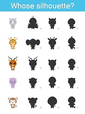 EPS 해외이미지 클립아트 모양 동물 캐릭터 교육 실루엣 어린이 생각 일러스트 학교 놀이 수업 그림자 경기 책 유치원 게임 원숭이 아기 퍼즐 수수께끼 퀴즈 비교 낙서 연결 만화 기린 뇌 그림 심플 페이지 코뿔소 발견 개발 고립 항목 해외일러스트 일러캐릭터 스포츠 컨셉 포유류 촬영기법 사람 파일형식 벡터 이미지허브