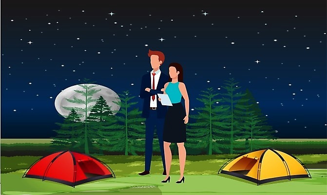 EPS 해외이미지 백인 커플 여자 행복 여행 일러스트 자연 하늘 휴식 산 함께함 텐트 사랑 앉기 풍경 성인 야외 일몰 가을 야간 저녁 숲 해외일러스트 자연요소 서양인 계절 감정 컨셉 관계 모션 캠핑도구 사람 노을 생태계 파일형식 벡터 이미지허브