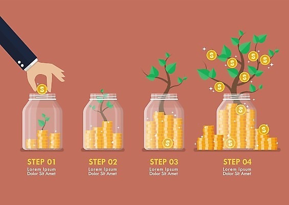 EPS 해외이미지 나무 손 열매 일러스트 유리병 나뭇잎 신체부위 금융 경제 갈색 새싹 동전 저축 저금통 성장 동전탑 목차 해외일러스트 식물 컬러 잎 돈 병_용기 사람 쌓기 파일형식 벡터 이미지허브
