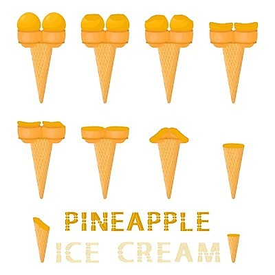 EPS 해외이미지 디자인 음식 조각 2 과일 일러스트 아이스크림 디저트 서브 사탕 여름 세트 노란색 과자 초콜릿 냉동 얼음 주스 추위 바 달콤 맛 시원함 수집 크림 파인애플 국자 레이아웃 서리 부드러움 원뿔 와플 토막 더블 셔벗 이국적 해외일러스트 자연요소 도형 계절 음료 컬러 컨셉 주방용품 감각 열대과일 파일형식 벡터 이미지허브
