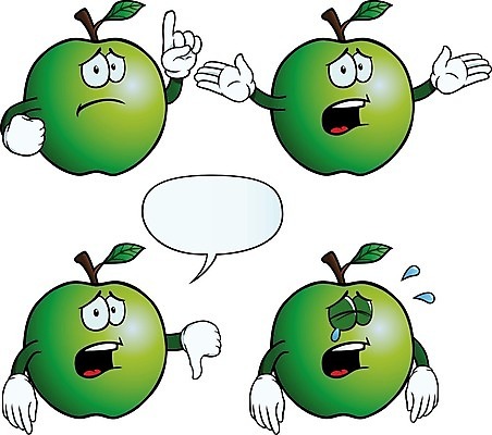 EPS 해외이미지 캐릭터 감정 얼굴 물결 포즈 장갑 말풍선 과일 일러스트 손가락 건강 관리 말하기 대화 초록색 세트 외침 슬픔 흰색 가리킴 표현 사과 만화 수집 눈물 그림 코믹 보여주기 마스코트 비명 해외일러스트 일러캐릭터 손 잡화 컬러 모션 손짓 신체부위 소리 파일형식 벡터 이미지허브