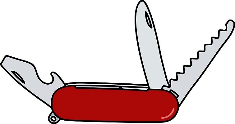 EPS 해외이미지 조각 일러스트 빨간색 펜 공구 잡기 칼 주머니 작음 만화 자르기 스위스 군용 육군 철강 커터 팬던트 해외일러스트 유럽 컬러 모션 군대 필기구 도구 크기 파일형식 벡터 이미지허브