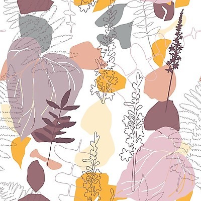 EPS 해외이미지 식물 꽃 실루엣 백그라운드 잎 꽃무늬 패턴 일러스트 자연 벽지 추상 그래픽 여름 정원 봄 직물 우아함 허브 그림 유기농 윤곽 손그림 수국 양치류 현실 해외일러스트 웰빙 계절 컨셉 무늬 촬영기법 생태계 파일형식 벡터 이미지허브