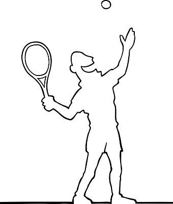 EPS 해외이미지 남자 스포츠 일러스트 서브 서기 사람 운동 검은색 올려보기 테니스 흰색 테니스라켓 던지기 테니스공 만화 서비스 그림 서빙 플레이어 헹가래 해외일러스트 컬러 공 모션 건강 구기 축하 라켓 테니스용품 파일형식 벡터 이미지허브