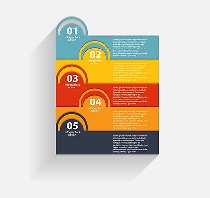 EPS 해외이미지 일러스트 비즈니스 사람없음 그래픽 인포그래픽 심플 순서 엘리먼트 목차 해외일러스트 파일형식 벡터 이미지허브