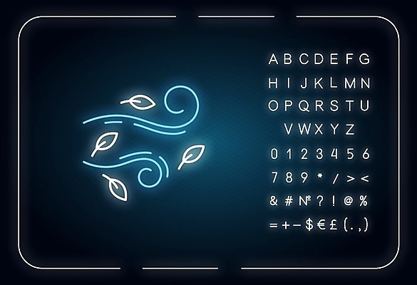 EPS 해외이미지 알파벳 일러스트 바람 날씨 나뭇잎 타이포그라피 사람없음 파란색 숫자 달러 유로 물음표 퍼센트 느낌표 네온 특수문자 파운드 골뱅이기호 해외일러스트 자연요소 문자 기호 영어 컬러 잎 돈 특수기호 파일형식 벡터 이미지허브