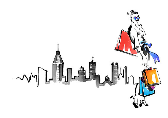 전신 PSD 여자 일러스트 캘리그라피 붓터치 한명 들기 사람 빌딩 성인 쇼핑 선글라스 쇼핑백 도시 번짐 성인여자한명만 국내일러스트 1 안경 가방 모션 건물 여자한명만 성인여자만 파일형식 효과