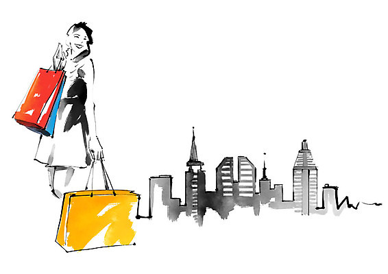 전신 PSD 여자 일러스트 캘리그라피 붓터치 한명 사람 빌딩 성인 쇼핑 쇼핑백 도시 번짐 성인여자한명만 국내일러스트 1 가방 건물 여자한명만 성인여자만 파일형식 효과