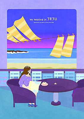 전신 PSD 응시 여자 바다 지도 일러스트 탁자 날리기 한명 사람 앉기 성인 해변 소파 제주도 카페 빨래 빨랫줄 힐링 창밖 제주도여행 성인여자한명만 국내일러스트 1 시선 줄 여행 가구 가사 의자 창문 모션 한국 상점 여자한명만 성인여자만 파일형식