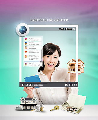 PSD 편집이미지 여자 지폐 열쇠 부동산 주택 한명 미소 사람 상반신 성인 30대 카메라 촬영 한국인 재테크 통장 방송 동전탑 채팅 성인여자한명만 집모양 인터넷방송 크리에이터 이미지편집 모양 직업 1 돈 표정 동양인 건물 장년 금융 전자제품 쌓기 동전 재산 여자한명만 성인여자만 파일형식 1인미디어