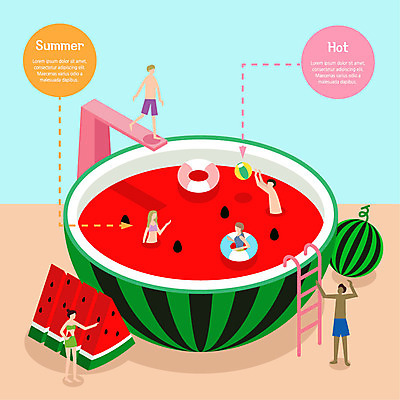 전신 여자 남자 수영복 일러스트 사다리 여름음식 수박 사람 여러명 상반신 성인 여름 수영 더위 비치볼 다이빙 튜브 아이소메트릭 제철과일 국내일러스트 AI파일 옷 계절 음식 다수 과일 공 날씨 바캉스용품 도구 수상스포츠 수중스포츠 제철 파일형식 벡터 여름_계절