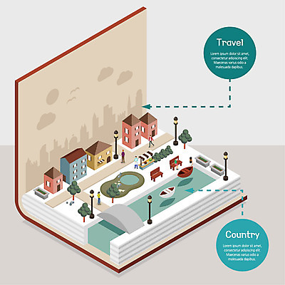 전신 나무 공원 여자 남자 여행 가로등 벤치 일러스트 주택 사람 빌딩 여러명 성인 건물 책 강 도시 아이소메트릭 가교 국내일러스트 AI파일 식물 건축물 공공시설 다수 의자 파일형식 벡터