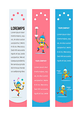 템플릿 배너 배너템플릿 세로배너 분홍색 사각프레임 사람없음 파란색 달리기 현수막 역기 로봇 배너세트 AI파일 컬러 모션 프레임 세로 세트 사각형 파일형식 벡터