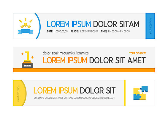 템플릿 배너 배너템플릿 가로배너 별 비즈니스 사각프레임 사람없음 파란색 노란색 주황색 현수막 퍼즐 상패 넘버원 배너세트 AI파일 자연요소 컬러 프레임 가로 세트 사각형 상_우승 파일형식 벡터