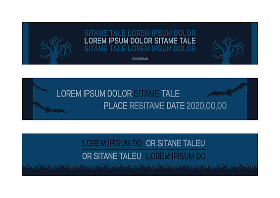 나무 템플릿 배너 배너템플릿 가로배너 여러마리 사각프레임 잔디 사람없음 어둠 할로윈 현수막 숲 박쥐 배너세트 AI파일 식물 다수 포유류 프레임 가로 세트 사각형 파일형식 벡터