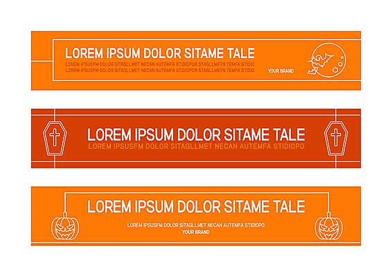 템플릿 배너 배너템플릿 가로배너 십자가 사각프레임 사람없음 주황색 할로윈 보름달 현수막 관 박쥐 잭오랜턴 배너세트 AI파일 컬러 포유류 프레임 가로 세트 사각형 달 파일형식 벡터