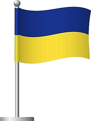 EPS 해외이미지 물결 일러스트 탁자 서기 축하 깃발 작음 심볼 사인 깃대 봉 우크라이나 전국 해외일러스트 유럽 가구 컨셉 모션 크기 파일형식 벡터 이미지허브