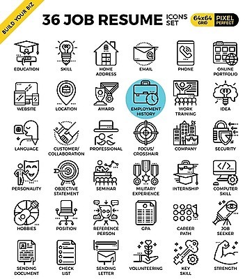 EPS 해외이미지 교육 일러스트 회사 비즈니스 열쇠 아이디어 기술 사람없음 컴퓨터 거래 문서 이력서 해외일러스트 컨셉 전자제품 파일형식 벡터 이미지허브