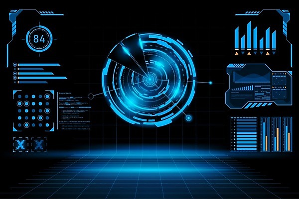 EPS 해외이미지 지구 일러스트 사람없음 그래픽 파란색 세계 지구본 디지털 네트워크 지리 가상 해외일러스트 컬러 파일형식 벡터 이미지허브