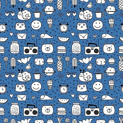 EPS 해외이미지 안경 커피 백그라운드 패턴 일러스트 곰 아이스크림 수박 사람없음 고양이 행성 자명종 햄버거 고래 파인애플 라디오 달팽이 해외일러스트 동물 잡화 음료 시계 무늬 과일 포유류 디저트 연체동물 패스트푸드 전자제품 반려동물 우주 수중동물 알람 열대과일 파일형식 벡터 음식 무척추동물 인스턴트 이미지허브