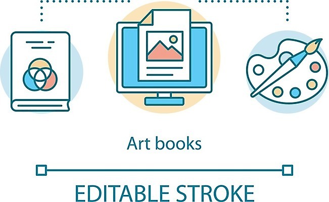 EPS 해외이미지 편집 디자인 교육 선 컨셉 일러스트 추상 아이디어 기술 미술 그래픽 책 스터디 픽토그램 웹 페인트 정보 작업실 팔레트 강의 심볼 읽기 사인 그림 윤곽 예술가 문학 고립 규율 얇은 엘리먼트 타격 해외일러스트 무늬 인터넷 모션 문화예술 학습 파일형식 벡터 이미지허브