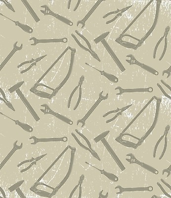 EPS 해외이미지 산업 백그라운드 패턴 일러스트 그래픽 세트 장비 기구 공구 스패너 업무 작업 수리 망치 심볼 서비스 사인 질감 정비공 조절 해외일러스트 무늬 도구 기술자 파일형식 벡터 이미지허브