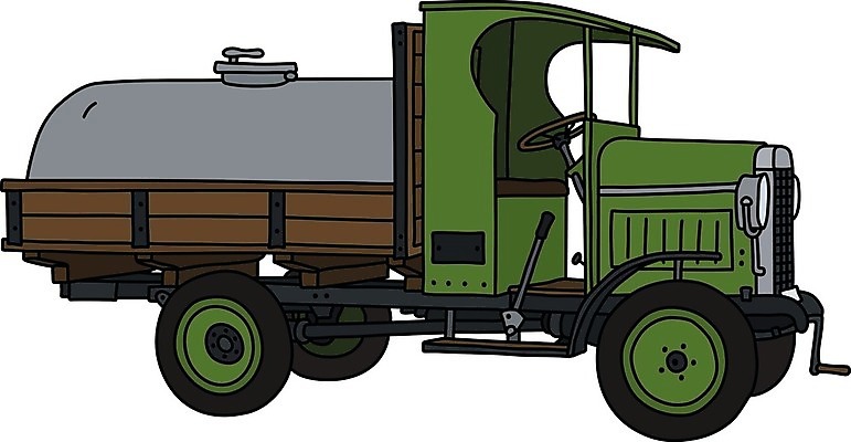 EPS 해외이미지 일러스트 자동차 사람없음 빈티지 클래식 복고 클래식카 탱크로리 해외일러스트 육상교통 컨셉 승용차 화물차 파일형식 벡터 이미지허브