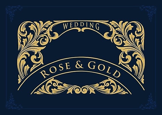 EPS 해외이미지 디자인 일러스트 프레임 사람없음 화려 클래식 우아함 청첩장 복고 바로크 해외일러스트 컨셉 카드_감사 파일형식 벡터 이미지허브