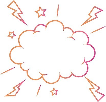 EPS 해외이미지 구름 디자인 별 선 분홍색 오렌지 일러스트 미술 경사 그래픽 책 거품 그리기 만화 심플 코믹 뇌우 엘리먼트 팝 해외일러스트 자연요소 컬러 과일 모션 문화예술 파일형식 벡터 이미지허브