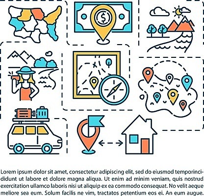 EPS 해외이미지 길 지도 지폐 일러스트 자동차 산 사람모양 사람없음 깃발 나침반 라인아트 위치 구름모양 나무모양 국내여행 집모양 해외일러스트 모양 선 육상교통 여행 돈 파일형식 벡터 구름_자연 이미지허브