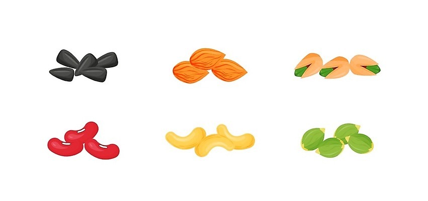 EPS 해외이미지 클립아트 디자인 음식 백그라운드 다이어트 일러스트 호박 해바라기 콩 건강 식이요법 씨앗 그래픽 세트 약 웹 견과류 흰색 사발 플랫 만화 먹기 오브젝트 유기농 완두콩 날것 심플 아몬드 애니메이션 고립 섞기 엘리먼트 영양분 채식주의자 피스타치오 핵심 해외일러스트 식물 웰빙 꽃 컬러 인터넷 채소 의학 모션 곡류 사기그릇 채식 파일형식 벡터 이미지허브