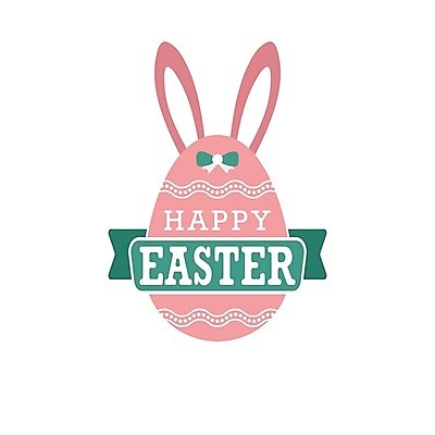 EPS 해외이미지 리본 일러스트 사람없음 심볼 부활절계란 토끼모양 해외일러스트 모양 부활절 계란 파일형식 벡터 이미지허브