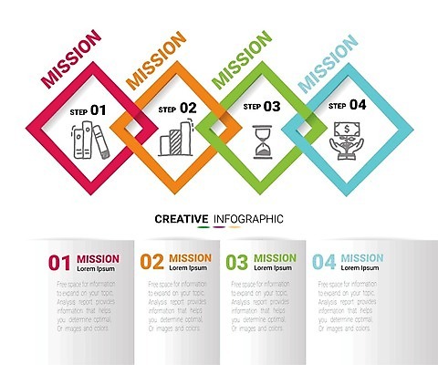 EPS 해외이미지 디자인 선 컨셉 일러스트 비즈니스 그래프 추상 그래픽 컬러풀 숫자 자료 웹 인포그래픽 정보 시간 업무 발표 4 계획 연결 인쇄 심볼 보고서 옵션 엘리먼트 타임라인 해외일러스트 문자 컬러 무늬 인터넷 작업 파일형식 벡터 이미지허브