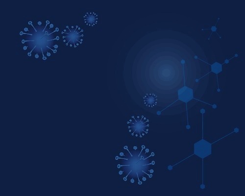 EPS 해외이미지 디자인 포스터 과학 백그라운드 일러스트 추상 미술 그래픽 파란색 바이러스 질병 심볼 예방 해외일러스트 컬러 무늬 의학 문화예술 파일형식 벡터 이미지허브
