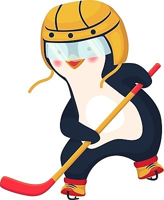 EPS 해외이미지 스포츠 일러스트 놀이 사람없음 경쟁 게임 막대기 펭귄 하키 퍽 플레이어 해외일러스트 컨셉 조류 구기 하키용품 파일형식 벡터 이미지허브