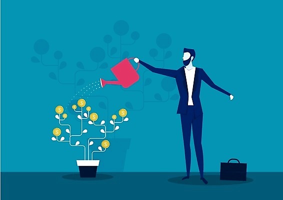 EPS 해외이미지 식물 디자인 남자 컨셉 돈 일러스트 비즈니스 사업가 성공 그래픽 물 금융 달러 동전 성장 비즈니스맨 재산 붓기 시작 기회 투자 이익 진행 혁명 돌봄 묘목 수입 투자자 해외일러스트 자연요소 나무 직업 모션 사람 경제 직장인 파일형식 벡터 이미지허브