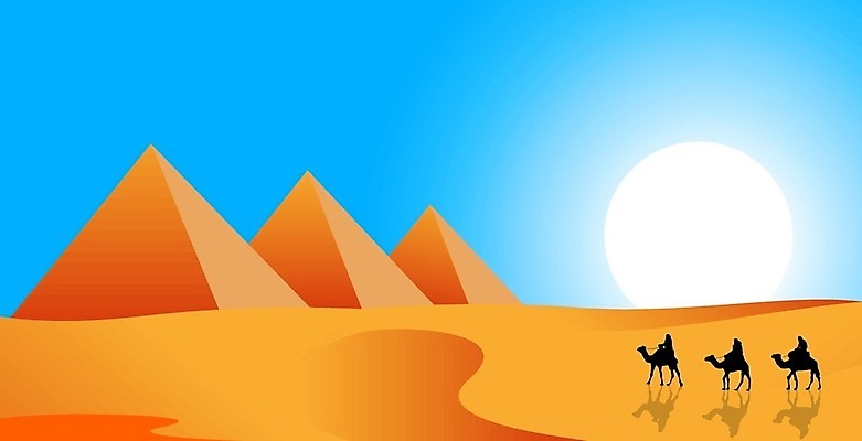 EPS 해외이미지 동물 실루엣 모래 여행 백그라운드 오렌지 일러스트 아프리카 자연 하늘 아침 이집트 3 사람 풍경 파란색 태양 노란색 여행객 새벽 사막 역사 모래언덕 피라미드 낙타 동쪽 사하라 라이더 아랍어 옛날 이국적 해외일러스트 주간 자연요소 건축물 나라 컬러 과일 포유류 촬영기법 방향 언덕 생태계 랜드마크 파일형식 벡터 이미지허브