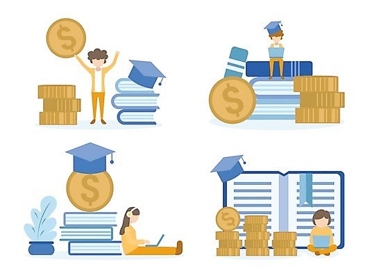 EPS 해외이미지 디자인 교육 컨셉 돈 인터넷 일러스트 비즈니스 졸업 교실 학교 모바일 거리 사람 책 금융 스터디 동전 교사 플랫 도서관 강의 투자 온라인 마케팅 소셜미디어 수입 해외일러스트 직업 경제 학습 재산 파일형식 벡터 이미지허브