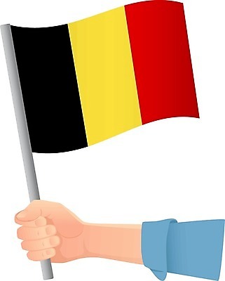 EPS 해외이미지 손 디자인 물결 컨셉 일러스트 자유 축하 깃발 잡기 작음 심볼 사인 벨기에 팔 애국심 고립 독립 전국 해외일러스트 모션 신체부위 크기 서유럽 파일형식 벡터 이미지허브