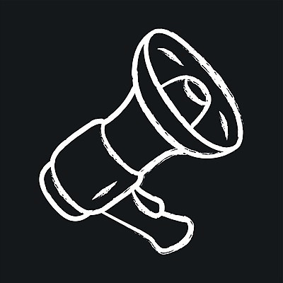 EPS 해외이미지 디자인 선 컨셉 일러스트 통신 뿔 말하기 경고 검은색 칠판 확성기 소리 외침 장비 정보 흰색 발표 메시지 뉴스 낙서 스케치 심볼 분필 신호 윤곽 오디오 방송 손그림 시끄러움 일반 목소리 격파 고립 마우스피스 비명 해외일러스트 컬러 모션 미술 전자제품 초크 파일형식 벡터 이미지허브